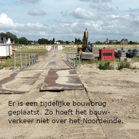 Tijdelijke toegang tot de bouwplaats